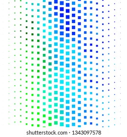 Dark Blue, Green vector template with rectangles. Abstract gradient illustration with colorful rectangles. Template for cellphones.
