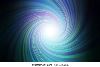 Dark Blue, Green vector template with space stars. Shining illustration with sky stars on abstract template. Pattern for astrology websites.