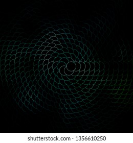 Dark Blue, Green vector template with circles. Glitter abstract illustration with colorful drops. Pattern for booklets, leaflets.