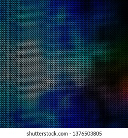 Dark Blue, Green vector template with lines. Colorful gradient illustration with abstract flat lines. Smart design for your promotions.