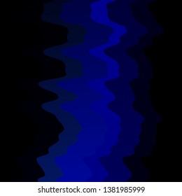 Dark Blue, Green vector template with curves. Colorful illustration, which consists of curves. Template for cellphones.