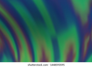 Dark Blue, Green vector template with abstract lines. An elegant bright illustration with gradient. Marble style for your business design.