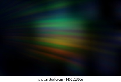 Dark Blue, Green vector template with bent lines. Colorful abstract illustration with gradient lines. New composition for your brand book.