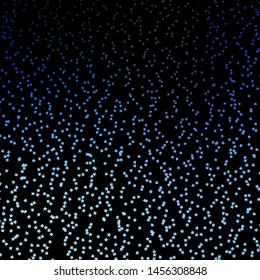 Dark Blue, Green vector template with neon stars. Shining colorful illustration with small and big stars. Best design for your ad, poster, banner.