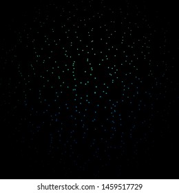 Dark Blue, Green vector template with neon stars. Colorful illustration in abstract style with gradient stars. Pattern for websites, landing pages.