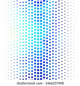 Dark Blue, Green vector template with rectangles. Abstract gradient illustration with rectangles. Template for cellphones.