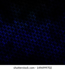 Dark Blue, Green vector template with crystals, triangles. Abstract gradient illustration with triangles. Best design for posters, banners.