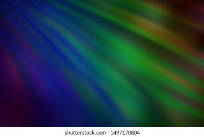 Dark Blue, Green vector template with repeated sticks. Colorful shining illustration with lines on abstract template. Pattern for your busines websites.