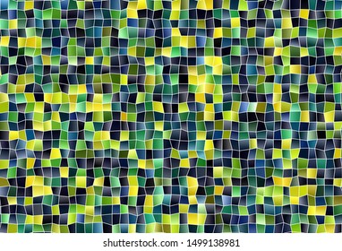 Dark Blue, Green vector template with rhombus. Beautiful illustration with rectangles and squares. Pattern for commercials.