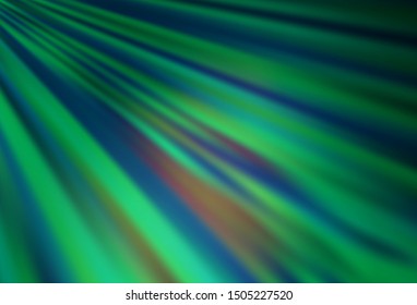 Dark Blue, Green vector template with repeated sticks. Blurred decorative design in simple style with lines. Best design for your ad, poster, banner.