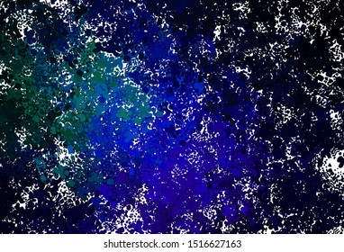 Dark Blue, Green vector template with chaotic shapes. Illustration with colorful gradient shapes in abstract style. Elegant design for wallpapers.