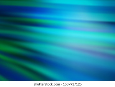 Dark Blue, Green vector template with bubble shapes. Shining crooked illustration in marble style. The template for cell phone backgrounds.