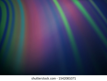 Dark Blue, Green vector template with liquid shapes. An elegant bright illustration with gradient. Marble style for your business design.