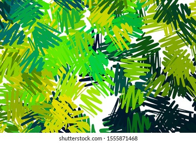 Dark Blue, Green vector template with repeated sticks. Glitter abstract illustration with colorful sticks. Pattern for ads, posters, banners.