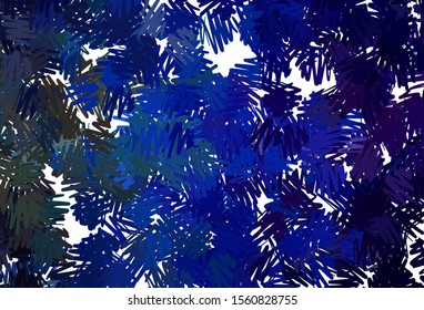 Dark Blue, Green vector template with repeated sticks. Shining colored illustration with sharp stripes. Pattern for your busines websites.