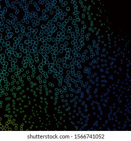 Dark Blue, Green vector template with circles. Abstract illustration with colorful spots in nature style. Design for your commercials.