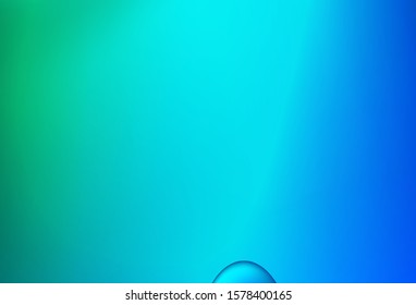 Dark Blue, Green vector template with lava shapes. Creative illustration in halftone memphis style with gradient. The elegant pattern for brand book.