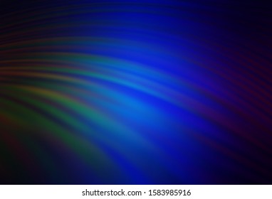 Dark Blue, Green vector template with repeated sticks. Shining colored illustration with sharp stripes. Best design for your ad, poster, banner.