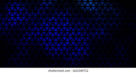 Dark Blue, Green vector template with crystals, triangles. Modern abstract illustration with colorful triangles. Design for your promotions.