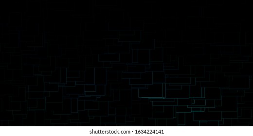 Dark Blue, Green vector template in rectangles. Illustration with a set of gradient rectangles. Best design for your ad, poster, banner.