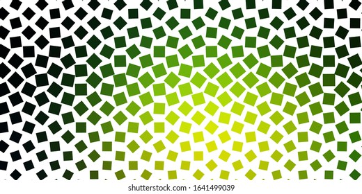 Dark Blue, Green vector template in rectangles. Abstract gradient illustration with rectangles. Pattern for websites, landing pages.