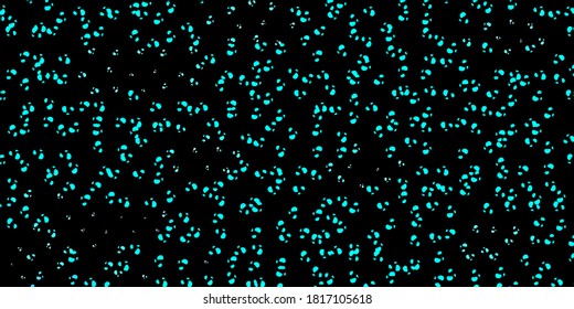Dark blue, green vector template with abstract forms. Modern abstract illustration with gradient random forms. Background for cell phones.