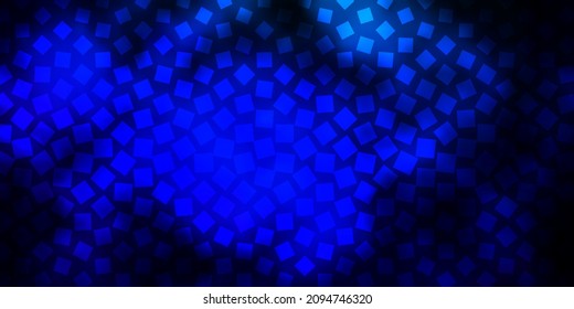Azul oscuro, plantilla vectorial verde con rectángulos. Rectángulos con gradiente colorido sobre fondo abstracto. Diseño para su promoción comercial.