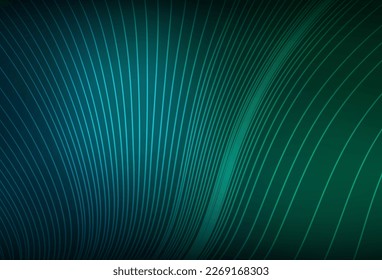Dark Blue, Green vector template with repeated sticks. Lines on blurred abstract background with gradient. Best design for your ad, poster, banner.