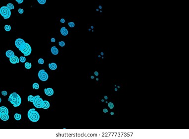 Dark Blue, Green vector template with bent lines. Modern gradient abstract illustration with bandy lines. Textured wave pattern for backgrounds.
