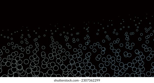 Dark Blue, Green vector template with circles. Modern abstract illustration with colorful circle shapes. New template for a brand book.