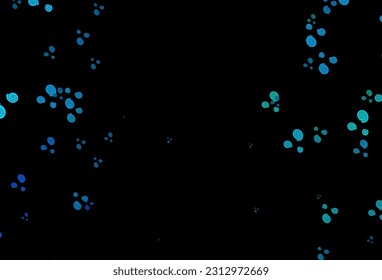 Dark Blue, Green vector template with lines, ovals. Colorful illustration in abstract marble style with gradient. A completely new marble design for your business.