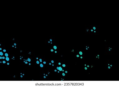 Dark Blue, Green vector template with liquid shapes. Shining crooked illustration in marble style. Marble design for your web site.