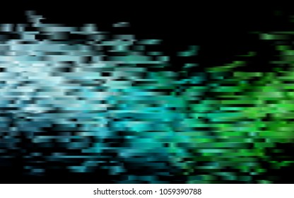 Dark Blue, Green vector texture with colored lines. Blurred decorative design in simple style with lines. The pattern can be used as ads, poster, banner for commercial.