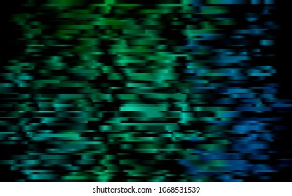 Dark Blue, Green vector texture with colored lines. Glitter abstract illustration with colored sticks. The pattern can be used as ads, poster, banner for commercial.
