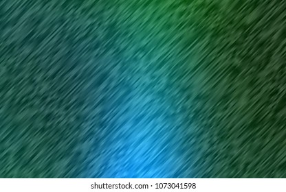 Dark Blue, Green vector texture with colored lines. Glitter abstract illustration with colored sticks. The pattern can be used as ads, poster, banner for commercial.