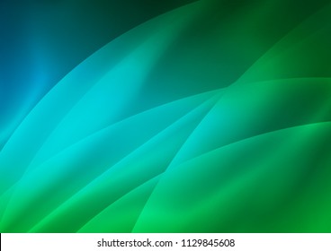 Dark Blue, Green vector texture with colored lines. Modern geometrical abstract illustration with staves. Best design for your ad, poster, banner.