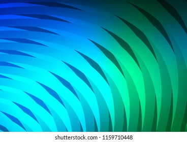 Dark Blue, Green vector texture with colored lines. Blurred decorative design in simple style with lines. The pattern can be used for busines ad, booklets, leaflets