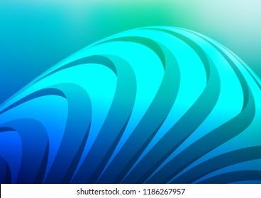 Dark Blue, Green vector texture with colored lines. Blurred decorative design in simple style with lines. The pattern can be used as ads, poster, banner for commercial.