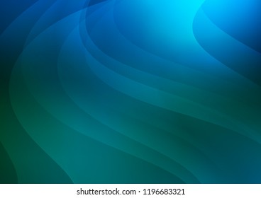 Dark Blue, Green vector texture with colored lines. Shining colored illustration with narrow lines. The pattern can be used for websites.