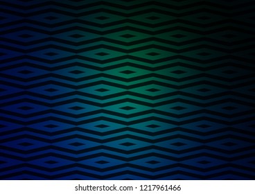 Dark Blue, Green vector texture in triangular style. Glitter abstract illustration with triangular shapes. Pattern for busines ad, booklets, leaflets