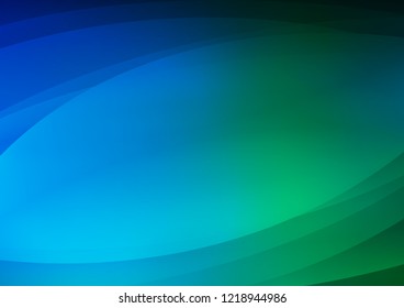 Dark Blue, Green vector texture with colored lines. Shining colored illustration with narrow lines. Best design for your ad, poster, banner.