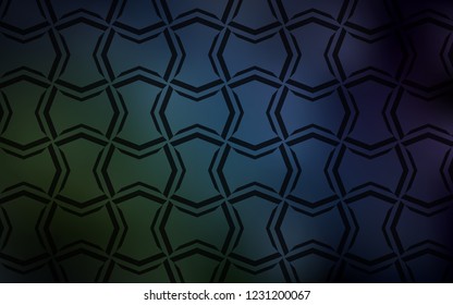 Dark Blue, Green vector texture with colored lines. Modern geometrical abstract illustration with Lines. Pattern for ads, posters, banners.
