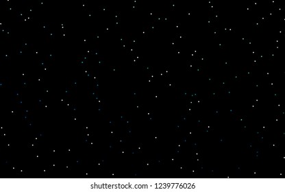 Dark Blue, Green vector texture with beautiful stars. Shining colored illustration with stars. The pattern can be used for wrapping gifts.