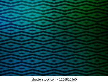 Dark Blue, Green vector texture in triangular style. Decorative design in abstract style with triangles. Pattern can be used for websites.
