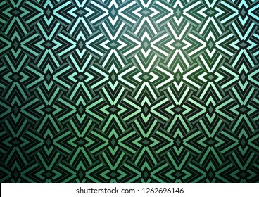 Dark Blue, Green vector texture in triangular style. Illustration with set of colorful triangles. Best design for your ad, poster, banner.