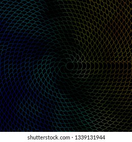 Dark Blue, Green vector texture with circles. Abstract decorative design in gradient style with bubbles. Design for your commercials.