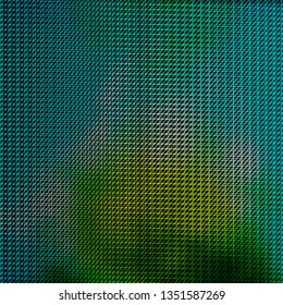 Dark Blue, Green vector texture with lines. Colorful gradient illustration with abstract flat lines. Template for your UI design.