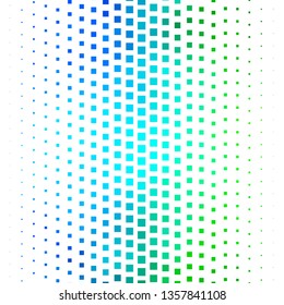 Dark Blue, Green vector texture in rectangular style. Abstract gradient illustration with rectangles. Pattern for busines booklets, leaflets