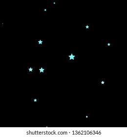 Dark Blue, Green vector texture with beautiful stars. Colorful illustration with abstract gradient stars. Pattern for wrapping gifts.