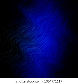 Dark Blue, Green vector texture with circular arc. Colorful illustration with curved lines. Smart design for your promotions.